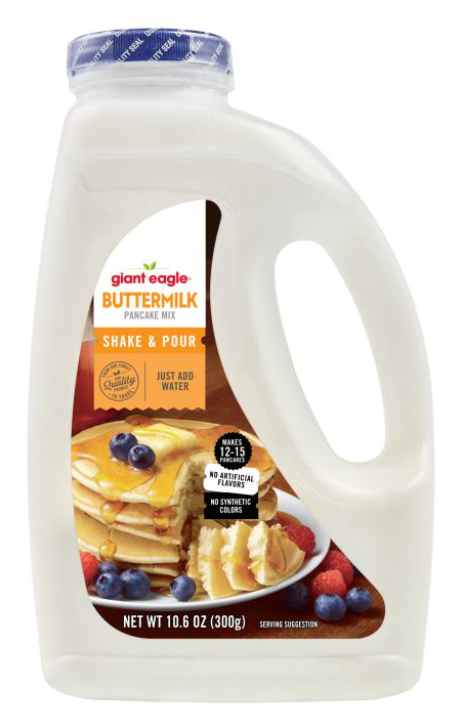 GE Shake & Pour Pancake Mix