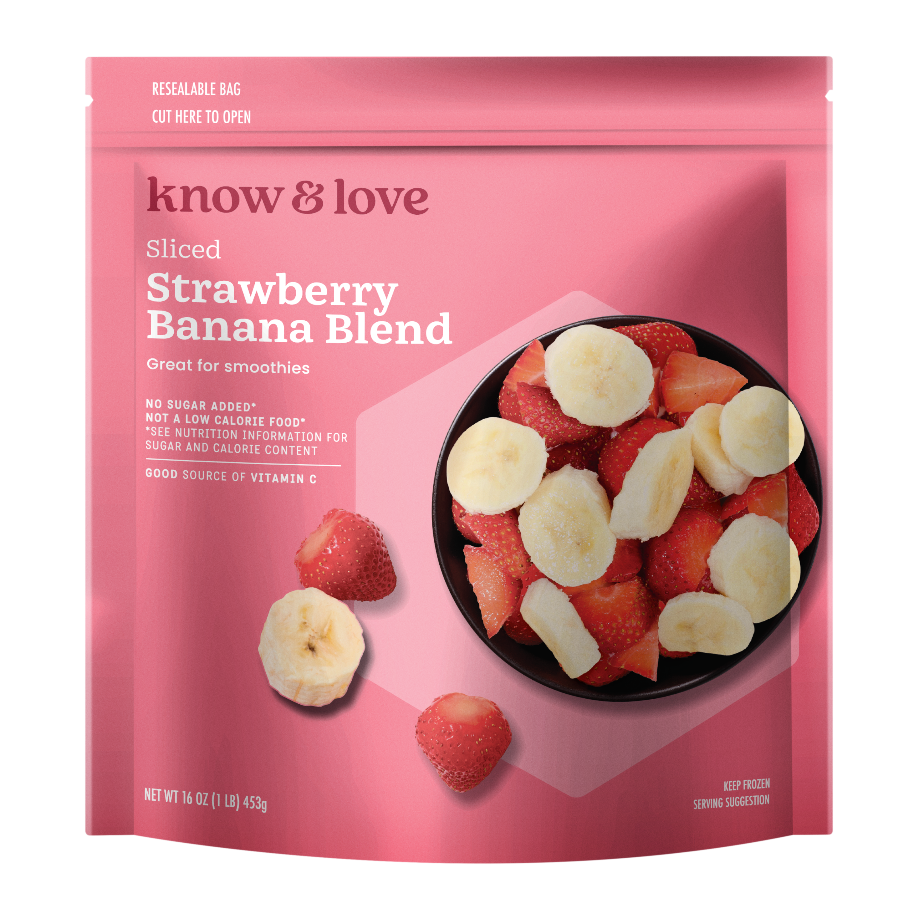 Sliced Strawberry Banana Blend