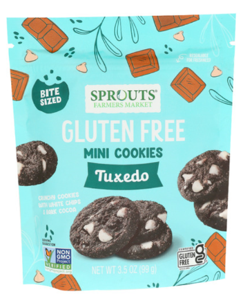 Tuxedo Gluten Free Mini Cookies