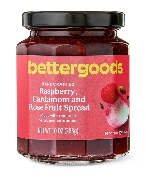 Raspberry, Cardamom & Rose Fruit Spread