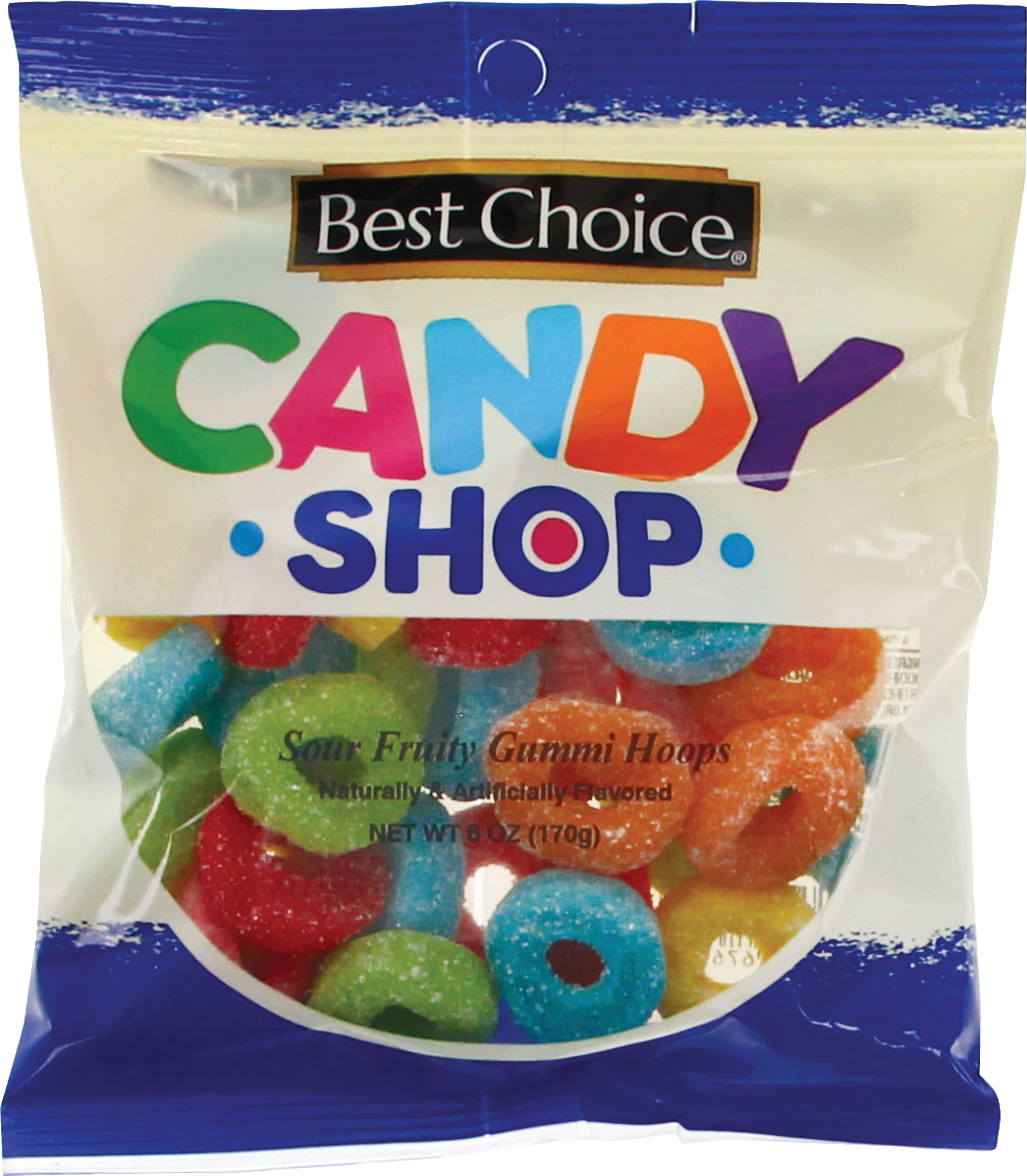 Sour Fruity Gummy Hoops