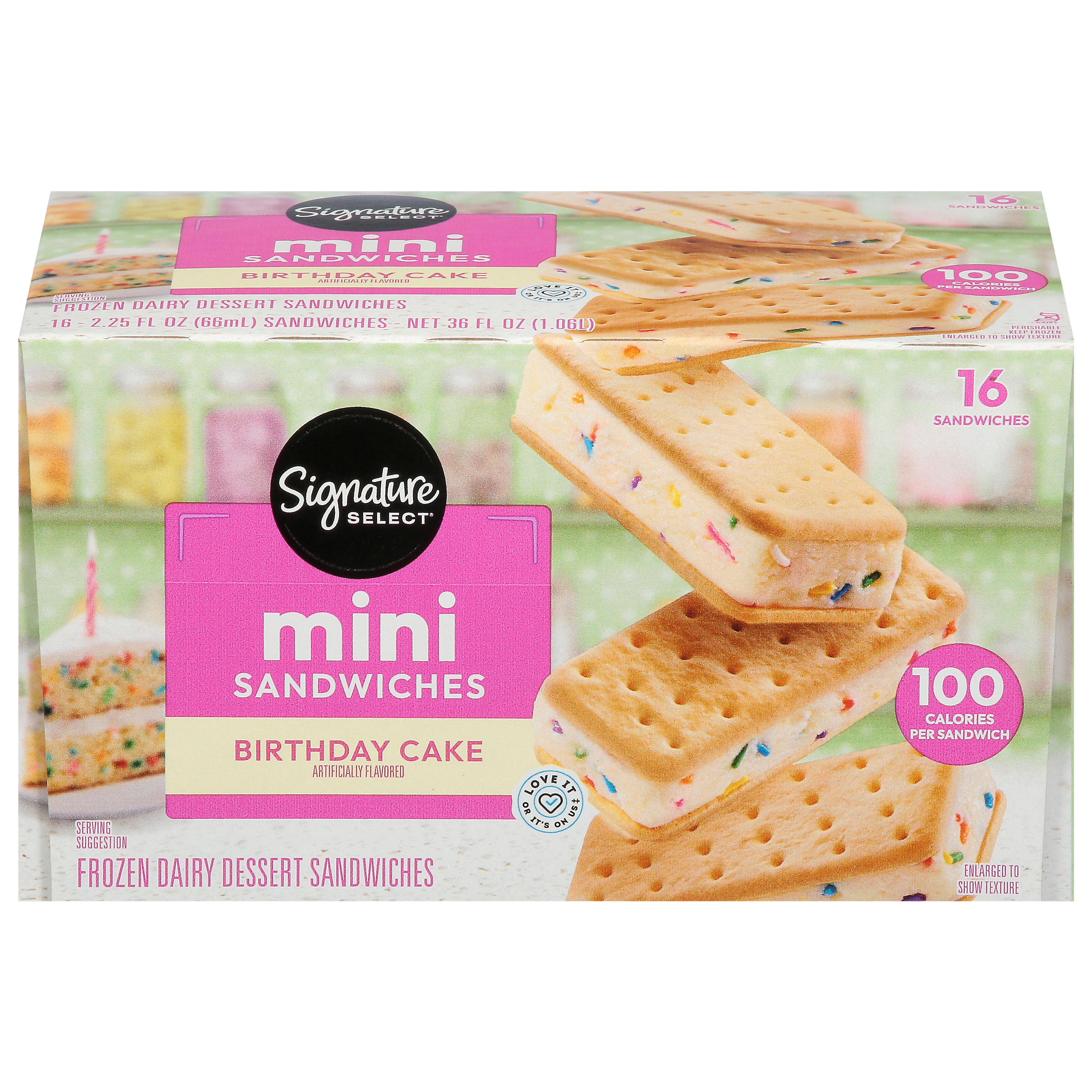 Mini Birthday Cake Sandwiches