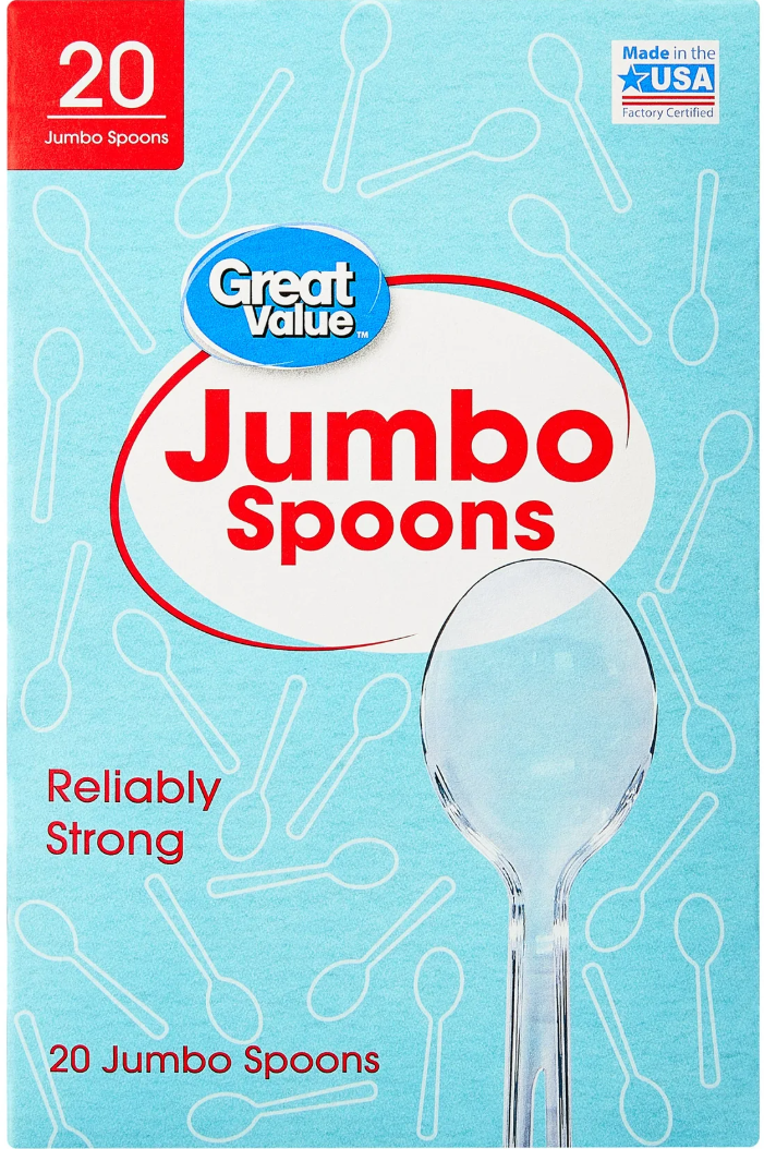 Jumbo Spoons 20 Ct.