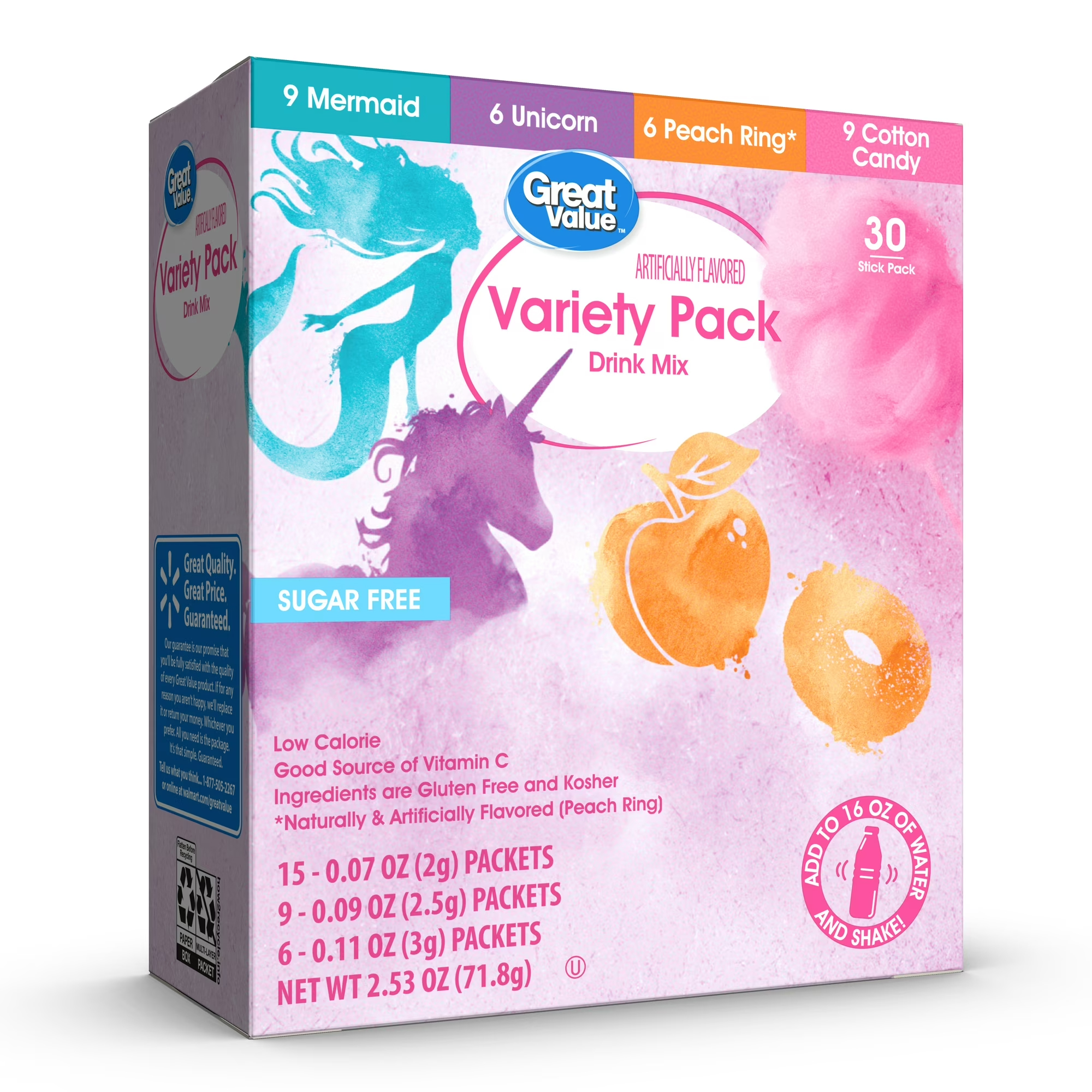 Sugar-Free WaterTok Variety Pack Drink Mix