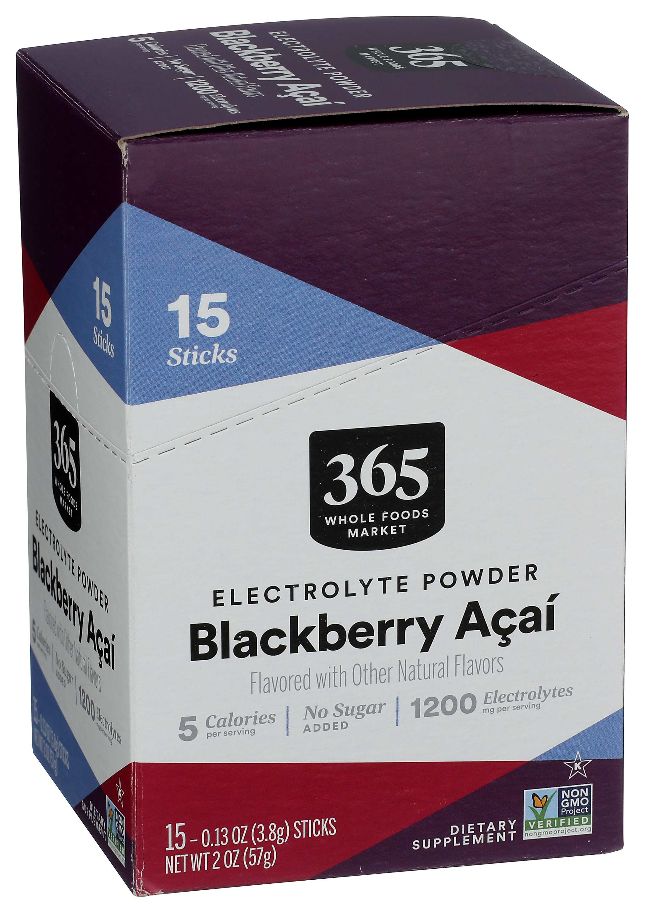 Blackberry Acai Electrolyte Stick 15 Ct.