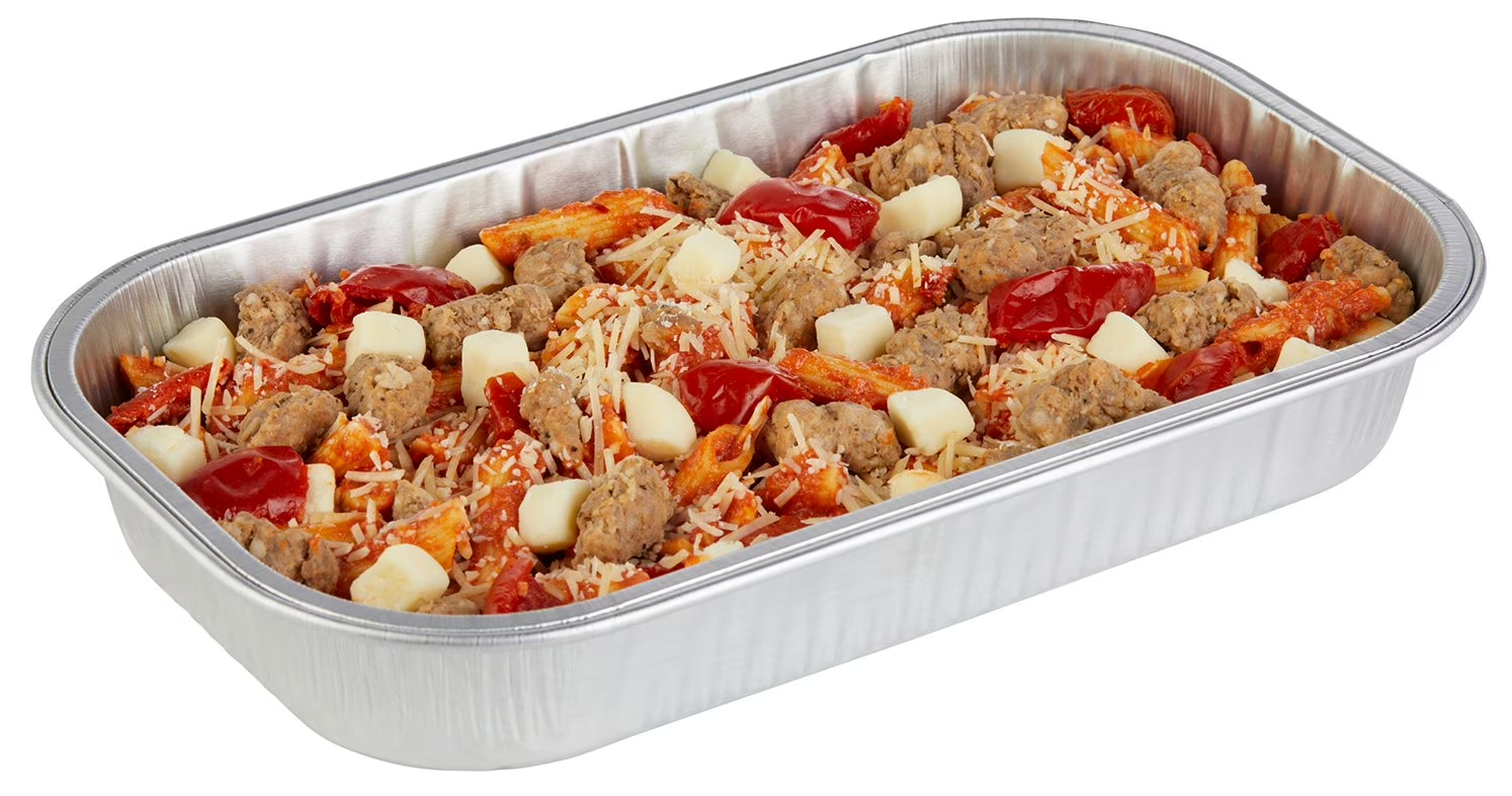 High Protein Penne Pasta with Italian Sausage