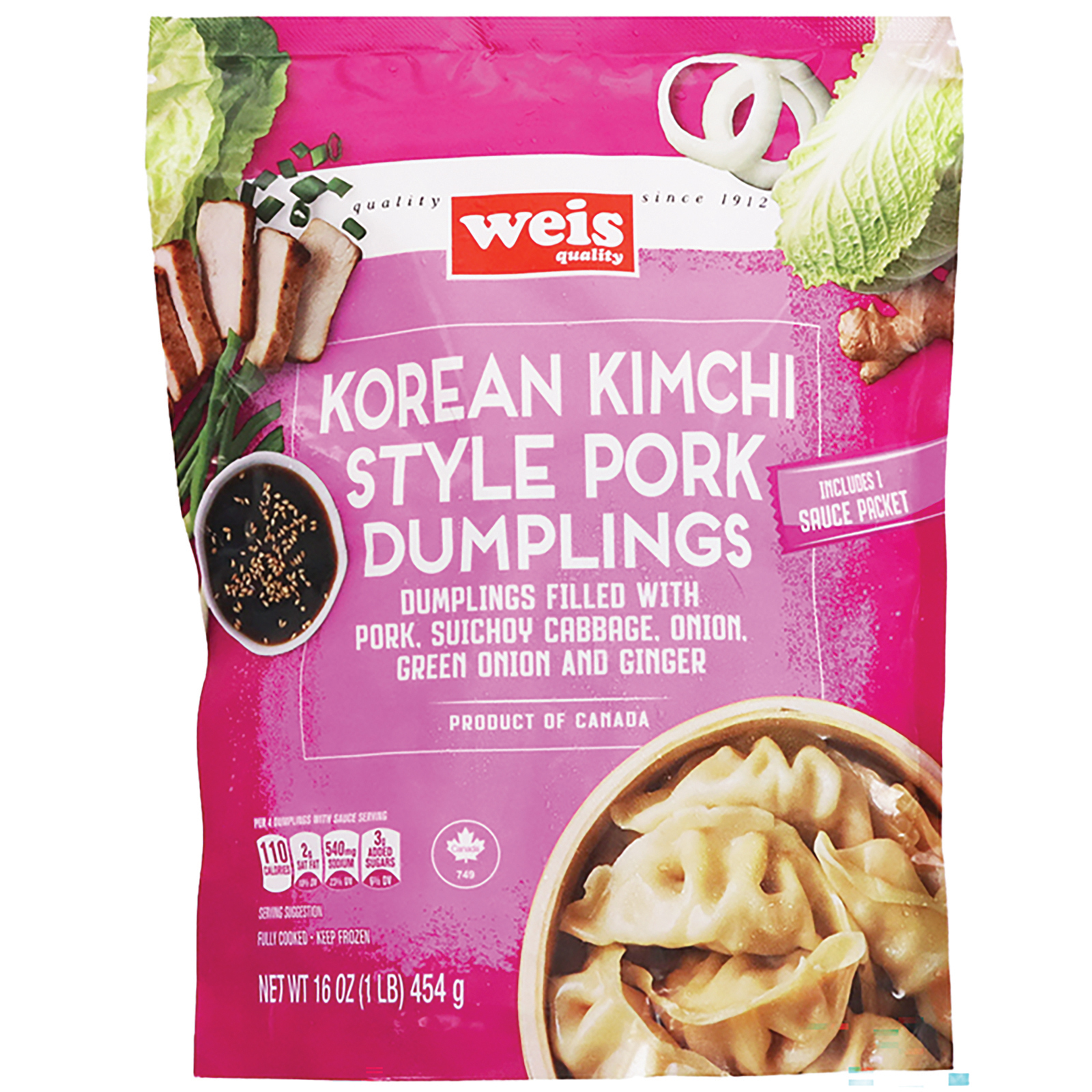 Korean Kimchi Style Pork Dumplings