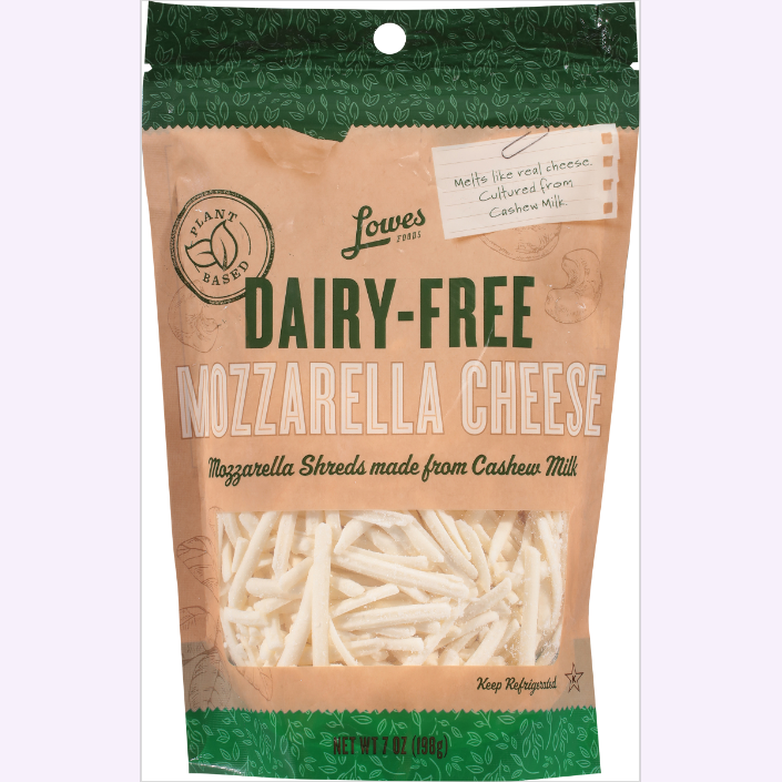 Plant-Based Mozzarella Cheese Shreds