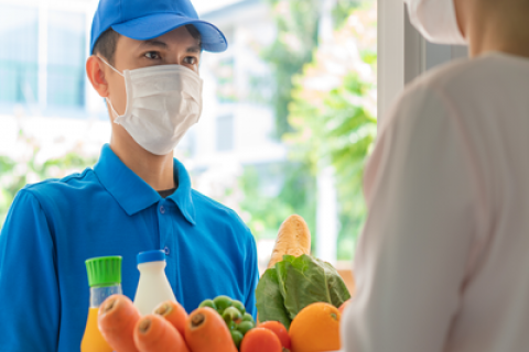 Grocery Delivery Face Masks