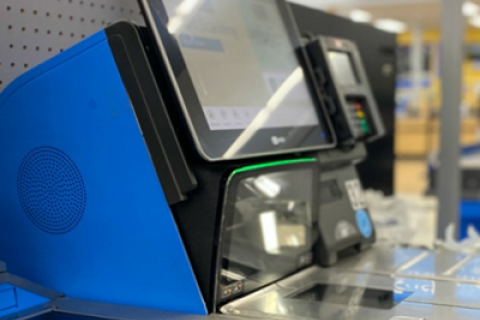Walmart Self Checkout Kiosk