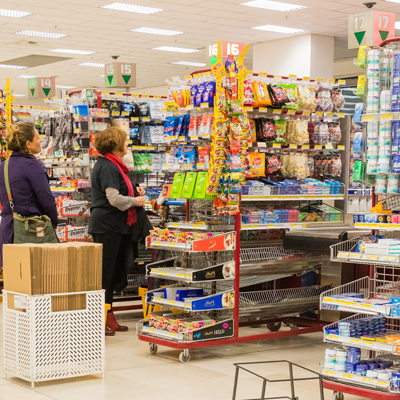 Italian Supermarket Interior